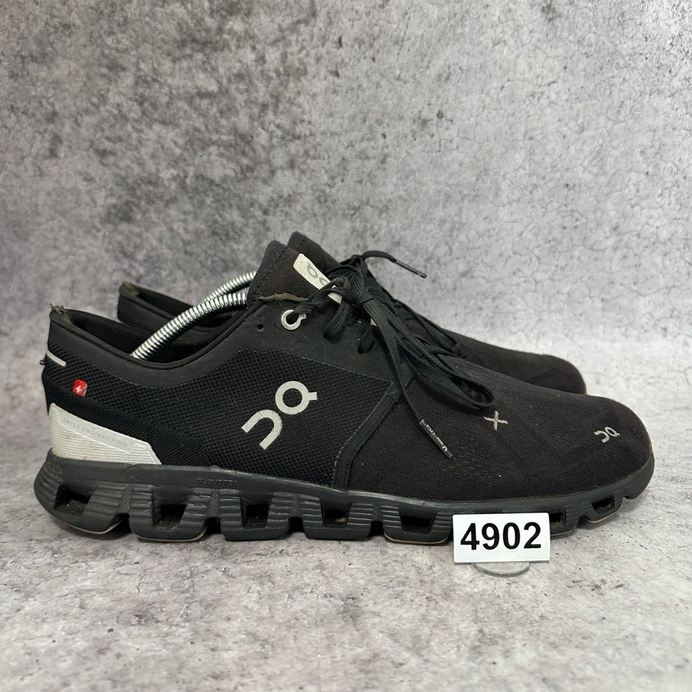 On Cloud X 3 Running Shoes Mens 11.5 Black Athletic Training Sneakers 60.98705